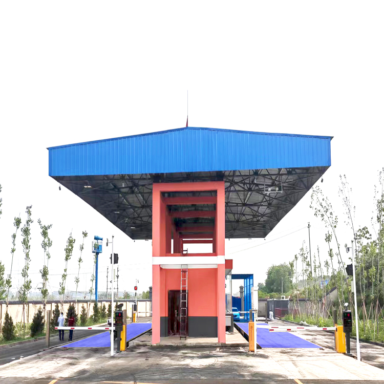 河北邯鄲市峰峰礦區(qū)2臺(tái)無人值守稱重地磅安裝現(xiàn)場